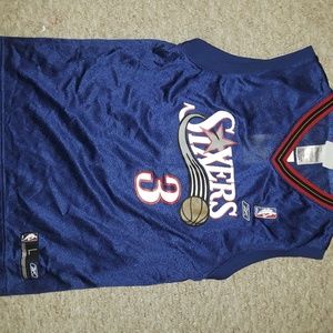 Vintage kids Allen iverson nba basketball jersey